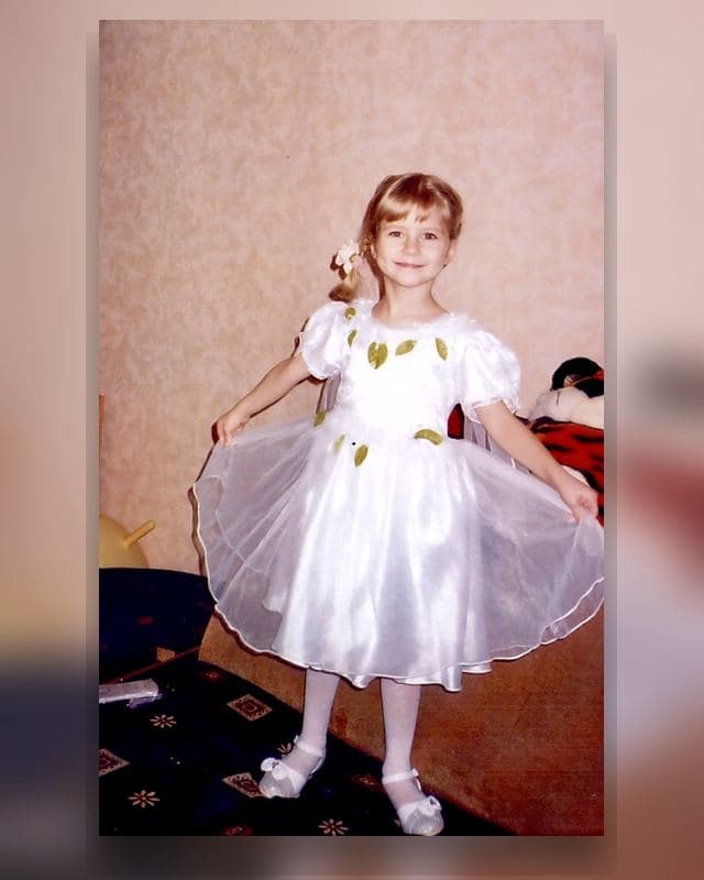 Детское фото невесты